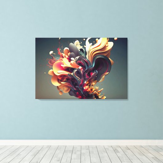 Color inspiration キャンバスプリント (インサイチュ (ウッドフロア))