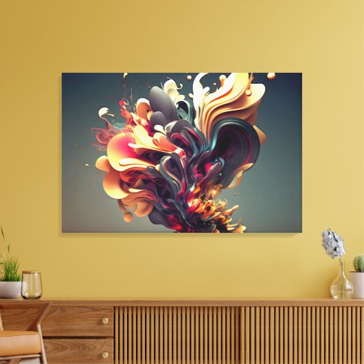 Color inspiration キャンバスプリント (インサイチュ (リビング))