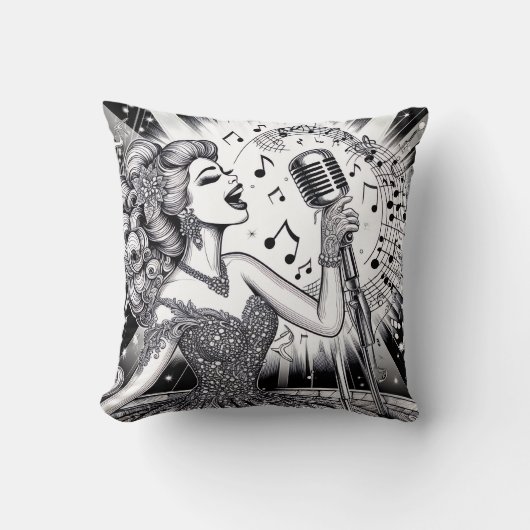 COLOR IT YOURSELF! Adult Coloring Book Poster クッション (正面)