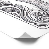 COLOR IT YOURSELF! Adult Coloring Book Poster ポスター (角)