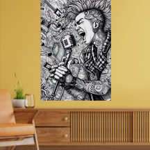 COLOR IT YOURSELF! Adult Coloring Book Poster