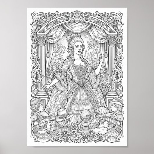 COLOR IT YOURSELF! Adult Coloring Book Poster ポスター (正面)