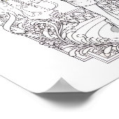 COLOR IT YOURSELF! Adult Coloring Book Poster ポスター (角)