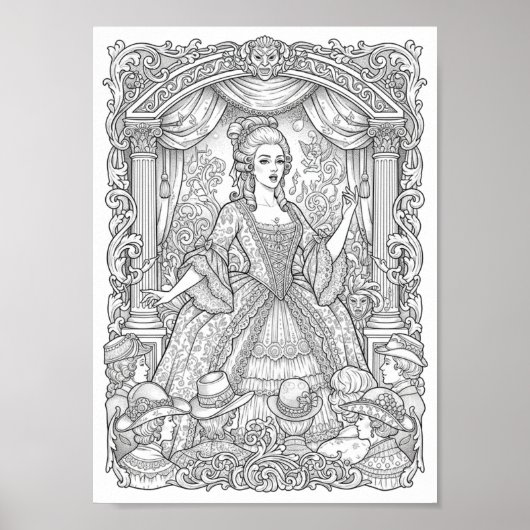 COLOR IT YOURSELF! Adult Coloring Book Poster ポスター (正面)
