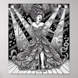 COLOR IT YOURSELF! Adult Coloring Book Poster ポスター