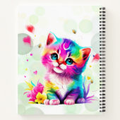 Color kitten個人名/タイトルSpiral Sketchbook ノートブック (裏面)