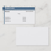 Color-Liteカスタマイズ砂利のエッジ 名刺 (正面/裏面)