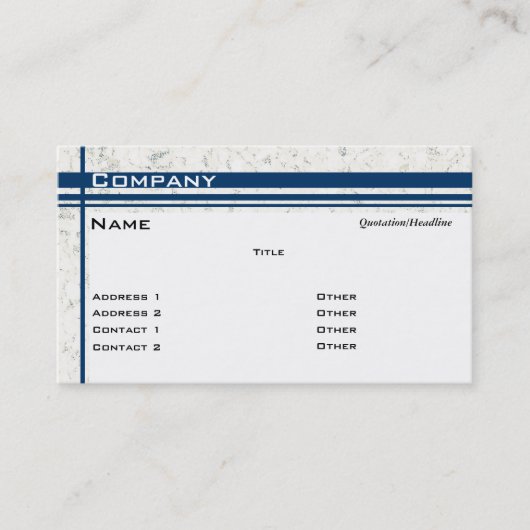 Color-Liteカスタマイズ砂利のエッジ 名刺 (正面)