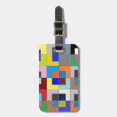COLOR MAZE : Happy Graphics ラゲッジタグ (正面縦)