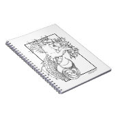 COLOR MEスパイラルノートファンタジー海馬 ノートブック (右側)