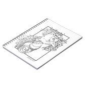 COLOR MEスパイラルノートファンタジー海馬 ノートブック (左側)