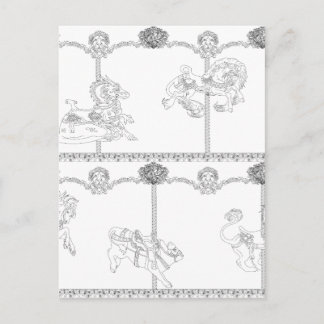 Color Me回転木馬 ポストカード