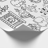 Color Me - Christmas Wrapping紙 ラッピングペーパー (角)