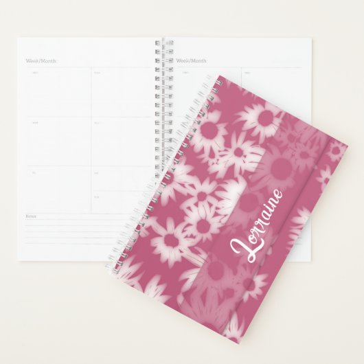 Color Me Daisies Pink Planner プランナー手帳 (ディスプレー)