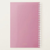 Color Me Daisies Pink Planner プランナー手帳 (裏面)