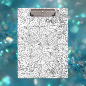 Color Me In・Flower Pattern クリップボード