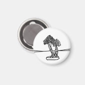 COLOR ME PALM BONSAI マグネット (正面/裏面)