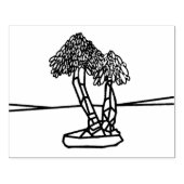 COLOR ME PALM BONSAI ラバースタンプ (インプリント)