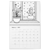 Color Me | Plants, Flowers and Gardening カレンダー (2月 2027)