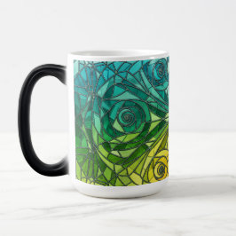 Color morphing modern mosaic design mug モーフィングマグカップ