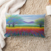 Color My Fields装飾用クッション ランバークッション (ブランケット)