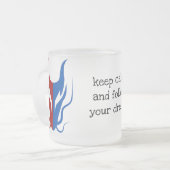 Color Mystical Dragoon Fantasy フロストグラスマグカップ (正面左)