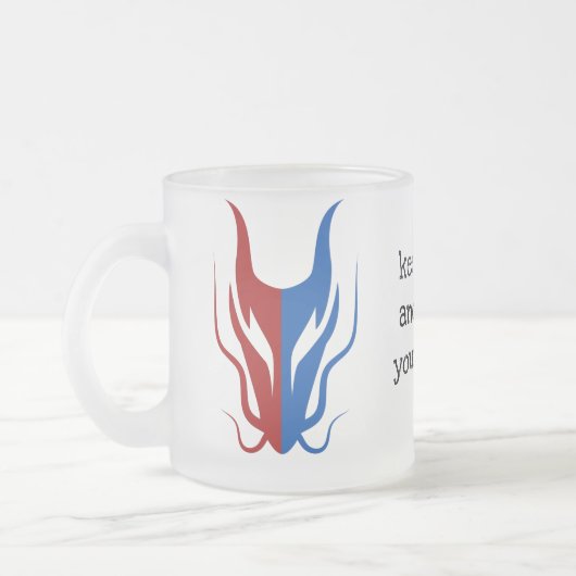 Color Mystical Dragoon Fantasy フロストグラスマグカップ (左)