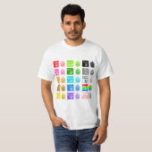 Color name in Japanese ( Nihongo )【 JapaNichijou 】 Tシャツ (正面フル)