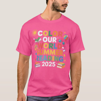 Color Our World サマー リーディング 2025 かわいい 夏 Tシャツ