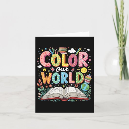 Color Our World Book 読Program 2025 Summer カード (正面)