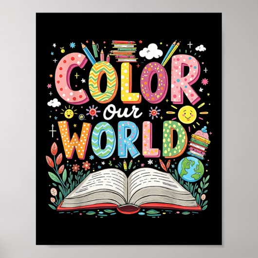 Color Our World Book 読Program 2025 Summer ポスター (正面)