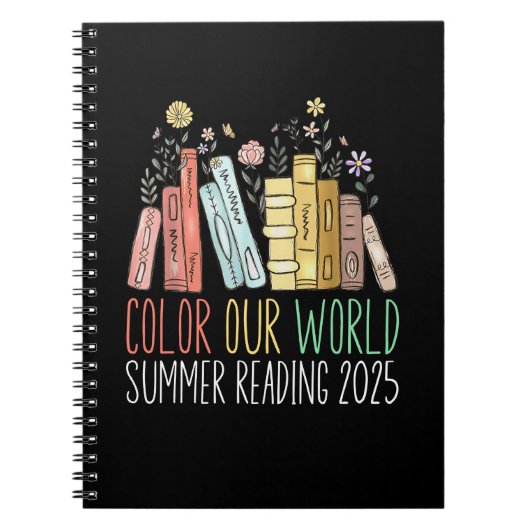 Color Our World Summer 読's 2025 ノートブック (正面)