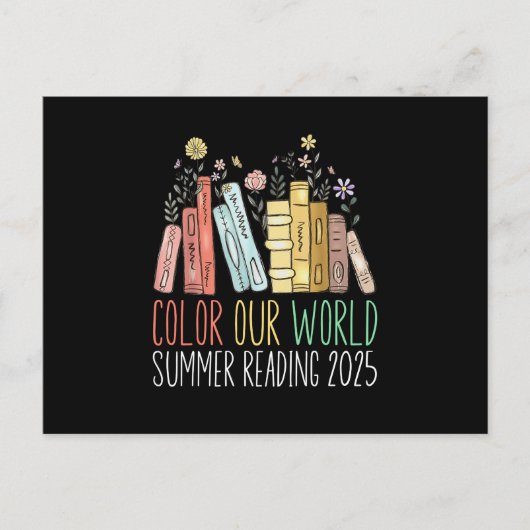 Color Our World Summer 読's 2025 ポストカード (正面)