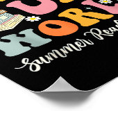 Color Our World Summer 読's Program 2025レトロ ポスター (角)