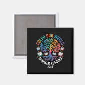 Color Our World Summer 読's Program 2025 マグネット (正面/裏面)