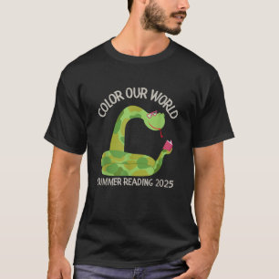 Color Our World Summer 2025 Summer's 読 Program Tシャツ