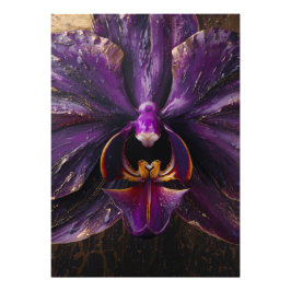 Color Paint Slowly Filling Beautiful Floral Petals フォトプリント