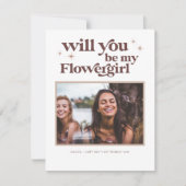 Color Palette Be My Flower Girl提案 案内状 (正面)