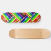 color pencil skateboard deck スケートボード (横)