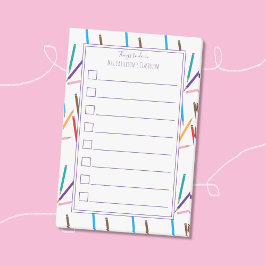 Color Pencilsフレーム先生でポストイットノートを実行 ポストイット