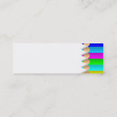Color Pencilsプロファイルカード スキニー名刺 (裏面)
