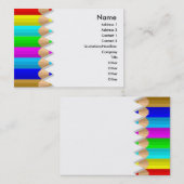 Color Pencilsプロファイルカード 名刺 (正面/裏面)