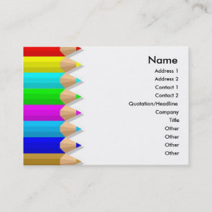 Color Pencilsプロファイルカード 名刺