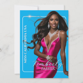 Color Pop Cutout Pageant Autograph Printed Card シーズンカード