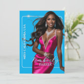 Color Pop Cutout Pageant Autograph Printed Card シーズンカード (スタンド正面)