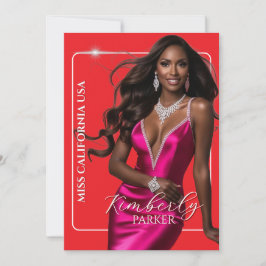 Color Pop Cutout Pageant Autograph Printed Card シーズンカード