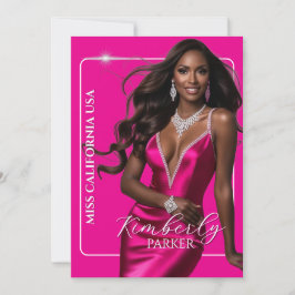 Color Pop Cutout Pageant Autograph Printed Card シーズンカード