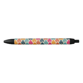 Color Pop Geometric Design – Modern Abstract Style 黒ボールペン