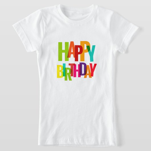 Color Pop "Happy Birthday "Kids Tee  Tシャツ