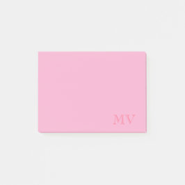 Color Pop Monogram Notes ポストイット